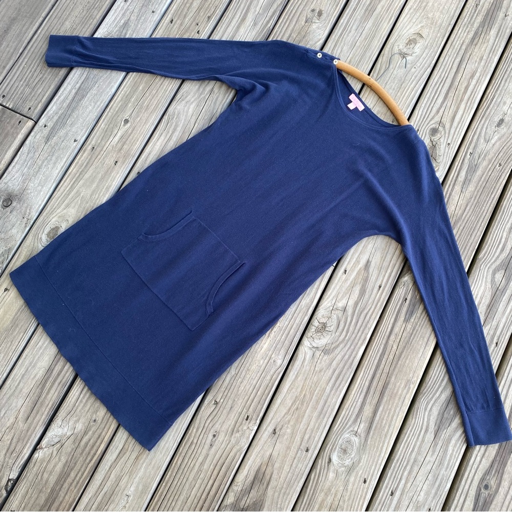 Lilly Pulitzer Jupiter Navy Sweater Dress